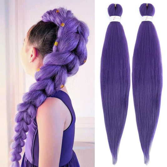 Purple Braid Hair