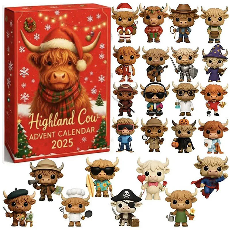 Highland Cow Advent Calendar