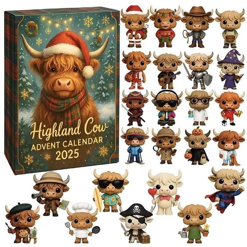 Highland Cow Advent Calendar